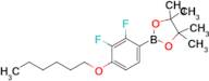 2-(2,3-Difluoro-4-(hexyloxy)phenyl)-4,4,5,5-tetramethyl-1,3,2-dioxaborolane