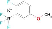 Potassium trifluoro(2-fluoro-5-methoxyphenyl)boranuide