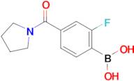 2-Fluoro-4-(pyrrolidinylcarbonyl)phenylboronic acid