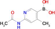 6-(Acetylamino)-4-methylpyridine-3-boronic acid