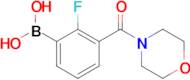 2-Fluoro-3-(morpholine-4-carbonyl)phenylboronic acid