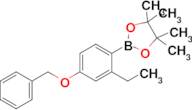 2-(4-(Benzyloxy)-2-ethylphenyl)-4,4,5,5-tetramethyl-1,3,2-dioxaborolane