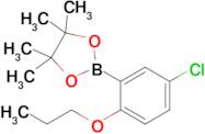 2-(5-Chloro-2-propoxyphenyl)-4,4,5,5-tetramethyl-1,3,2-dioxaborolane