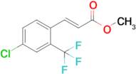 (E)-Methyl 3-(4-chloro-2-(trifluoromethyl)phenyl)acrylate