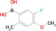 5-Fluoro-4-methoxy-2-methylphenylboronic acid