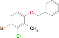 1-(Benzyloxy)-4-bromo-3-chloro-2-methylbenzene