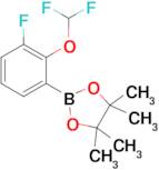 2-(2-(Difluoromethoxy)-3-fluorophenyl)-4,4,5,5-tetramethyl-1,3,2-dioxaborolane