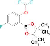 2-(2-(Difluoromethoxy)-5-fluorophenyl)-4,4,5,5-tetramethyl-1,3,2-dioxaborolane