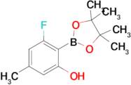 3-Fluoro -5-methyl-2-(4,4,5,5-tetramethyl- 1,3,2- dioxaborolan -2- yl)phenol