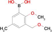 2-Methoxy-3-(methoxymethyl)-5-methylphenylboronic acid