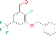 3-(Benzyloxy)-2-fluoro-5-(trifluoromethyl)benzaldehyde