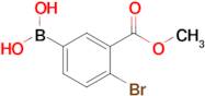 4-Bromo-3-(methoxycarbonyl)phenylboronic acid