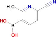 (6-Cyano-2-methylpyridin-3-yl)boronic acid