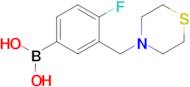 4-Fluoro-3-(thiomorpholinomethyl)phenylboronic acid
