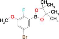 2-(5-Bromo-2-fluoro-3-methoxyphenyl)-4,4,5,5-tetramethyl-1,3,2-dioxaborolane