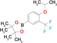 4,4,5,5-Tetramethyl-2-[4-(1-methylethoxy)-3-(trifluoromethyl)phenyl]-1,3,2-dioxaborolane