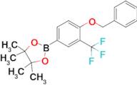 2-(4-(Benzyloxy)-3-(trifluoromethyl)phenyl)-4,4,5,5-tetramethyl-1,3,2-dioxaborolane