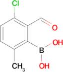 3-Chloro-2-formyl-6-methylphenylboronic acid