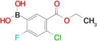 4-Chloro-2-fluoro-5-ethoxycarbonylphenylboronic acid