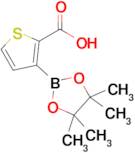 3-(4,4,5,5-Tetramethyl-1,3,2-dioxaborolan-2-yl)thiophene-2-carboxylic acid