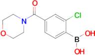 2-Chloro-4-(4-morpholinylcarbonyl)benzeneboronic acid