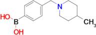 (4-((4-Methylpiperidin-1-yl)methyl)phenyl)boronic acid