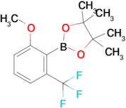 2-[2-Methoxy-6-(trifluoromethyl)phenyl]-4,4,5,5-tetramethyl-1,3,2-dioxaborolane