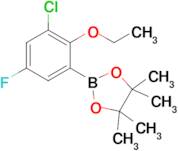 2-(3-Chloro-2-ethoxy-5-fluorophenyl)-4,4,5,5-tetramethyl-1,3,2-dioxaborolane