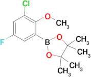 2-(3-Chloro-5-fluoro-2-methoxyphenyl)-4,4,5,5-tetramethyl-1,3,2-dioxaborolane