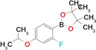 2-(2-Fluoro-4-isopropoxyphenyl)-4,4,5,5-tetramethyl-1,3,2-dioxaborolane