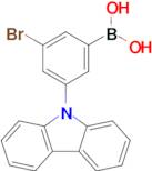 3-Bromo-5-(9H-carbazol-9-yl)-phenylboronic acid