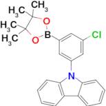 9-(3-Chloro-5-(4,4,5,5-tetramethyl-1,3,2-dioxaborolan-2-yl)phenyl)-9H-carbazole