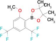 2-(2-Methoxy-4,6-bis(trifluoromethyl)phenyl)-4,4,5,5-tetramethyl-1,3,2-dioxaborolane