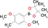 2-(2,5-Dimethoxy-4-methylphenyl)-4,4,5,5-tetramethyl-1,3,2-dioxaborolane