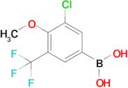 3-Chloro-4-methoxy-5-(trifluoromethyl)phenylboronic acid