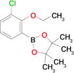 2-(3-Chloro-2-ethoxyphenyl)-4,4,5,5-tetramethyl-1,3,2-dioxaborolane