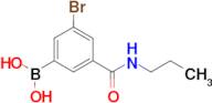 5-Bromo-3-(N-propylaminocarbonyl)phenylboronic acid