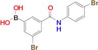 5-Bromo-3-(4-bromophenylcarbamoyl)phenylboronic acid