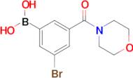 5-Bromo-3-(morpholine-4-carbonyl)phenylboronic acid