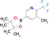 3-Methyl-5-(4,4,5,5-tetramethyl-1,3,2-dioxaborolan-2-yl)-2-(trifluoromethyl)pyridine