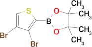 2-(3,4-Dibromothiophen-2-yl)-4,4,5,5-tetramethyl-1,3,2-dioxaborolane