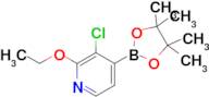 3-Chloro2-ethoxypyridine-4-boronic acid pinacol ester