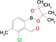 3-Chloro-2-formyl-4-methylphenylboronic acid pinacol ester