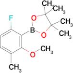 2-(6-Fluoro-2-methoxy-3-methylphenyl)-4,4,5,5-tetramethyl-1,3,2-dioxaborolane