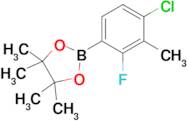 2-(4-Chloro-2-fluoro-3-methylphenyl)-4,4,5,5-tetramethyl-1,3,2-dioxaborolane