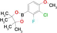 2-(3-Chloro-2-fluoro-4-methoxyphenyl)-4,4,5,5-tetramethyl-1,3,2-dioxaborolane