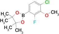 2-(4-Chloro-2-fluoro-3-methoxyphenyl)-4,4,5,5-tetramethyl-1,3,2-dioxaborolane