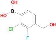 2-Chloro-3-fluoro-4-(hydroxymethyl)phenylboronic acid