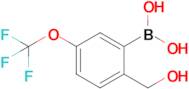 2-(Hydroxymethyl)-5-(trifluoromethoxy)phenylboronic acid