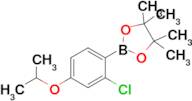 2-(2-Chloro-4-isopropoxyphenyl)-4,4,5,5-tetramethyl-1,3,2-dioxaborolane